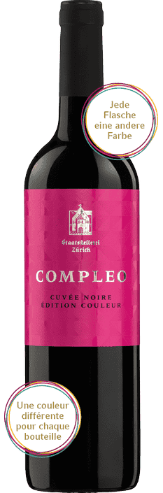 2024 Compleo Cuvée Noire Édition Couleur Vin de Pays Suisse Staatskellerei Zürich