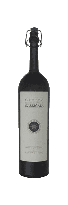 Grappa di Sassicaia Tenuta San Guido Jacopo Poli Marchesi Incisa della Rocchetta