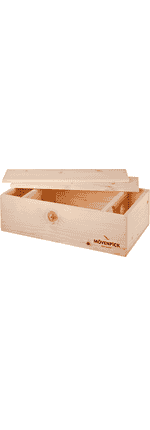 Holzkiste / Caisse Bois 3 x 75 cl Logo Mövenpick