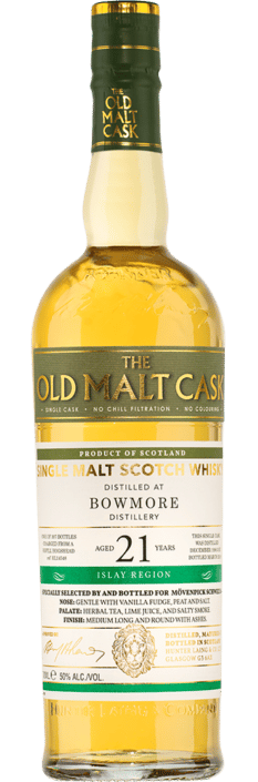 Whisky Bowmore 21 Years Old Malt Single Cask Selection Mövenpick Islay