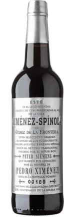 Sherry Pedro Ximénez Manzanilla Ximénez-Spínola