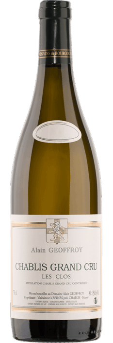 2019 Chablis Les Clos Grand Cru AOC Domaine Alain Geoffroy