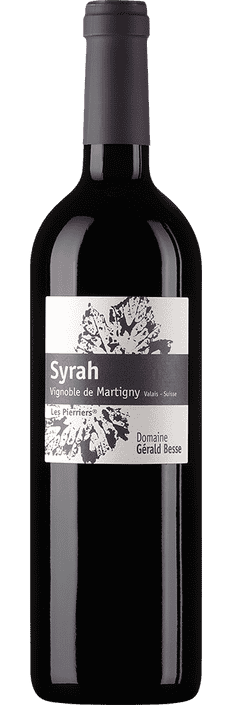 2024 Syrah Les Pierriers Martigny Valais AOC Domaine Gérald Besse
