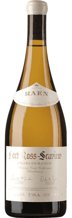 2023 Chardonnay Fort Ross-Seaview Charles Ranch Vineyard -  Sonoma Coast Carlo & Dante Mondavi RAEN Winery