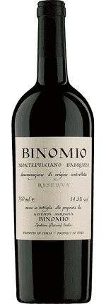 2019 Montepulciano d'Abruzzo DOC Riserva Azienda Agricola Binomio