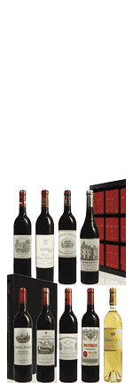 2016 Bordeaux Collection Duclot Haut-Brion,Lafite Rothschild, Ausone Margaux,Mouton Rothschild,Cheval Blanc, Mission Haut-Brion,Pétrus,Yquem