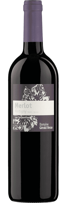 2019 Merlot Les Serpentines Martigny Valais AOC Domaine Gérald Besse