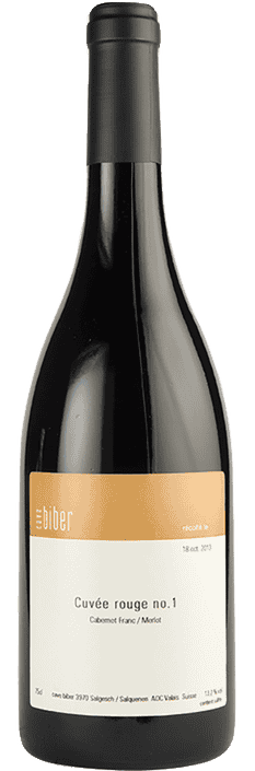 2019 Cuvée Rouge Barrique N° 1 Valais AOC Cave Biber