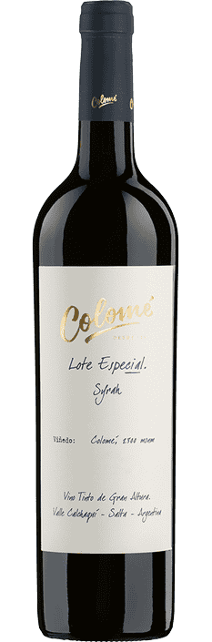 2021 Syrah Lote Especial Valle Calchaquí Bodega Colomé