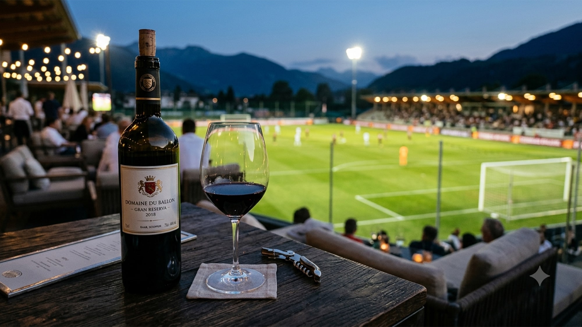 Wein erobert das Spielfeld