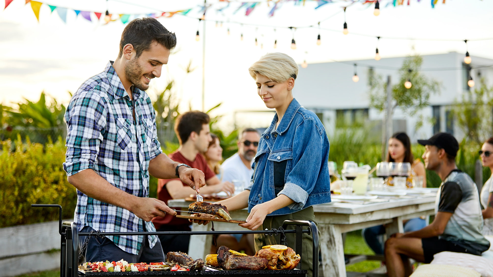 Grillen mit Freunden