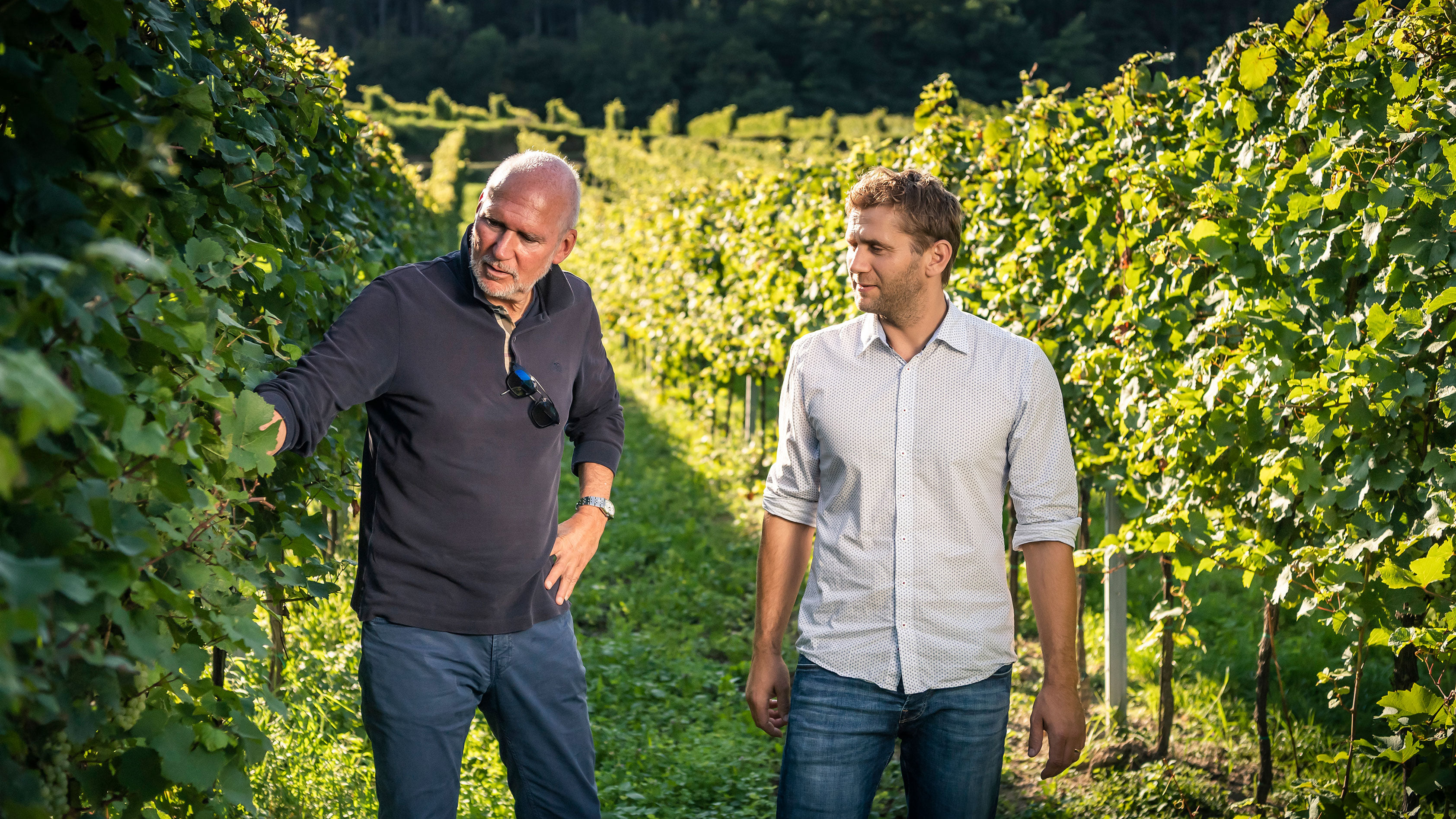Lenz Moser (links) und Markus Huber 