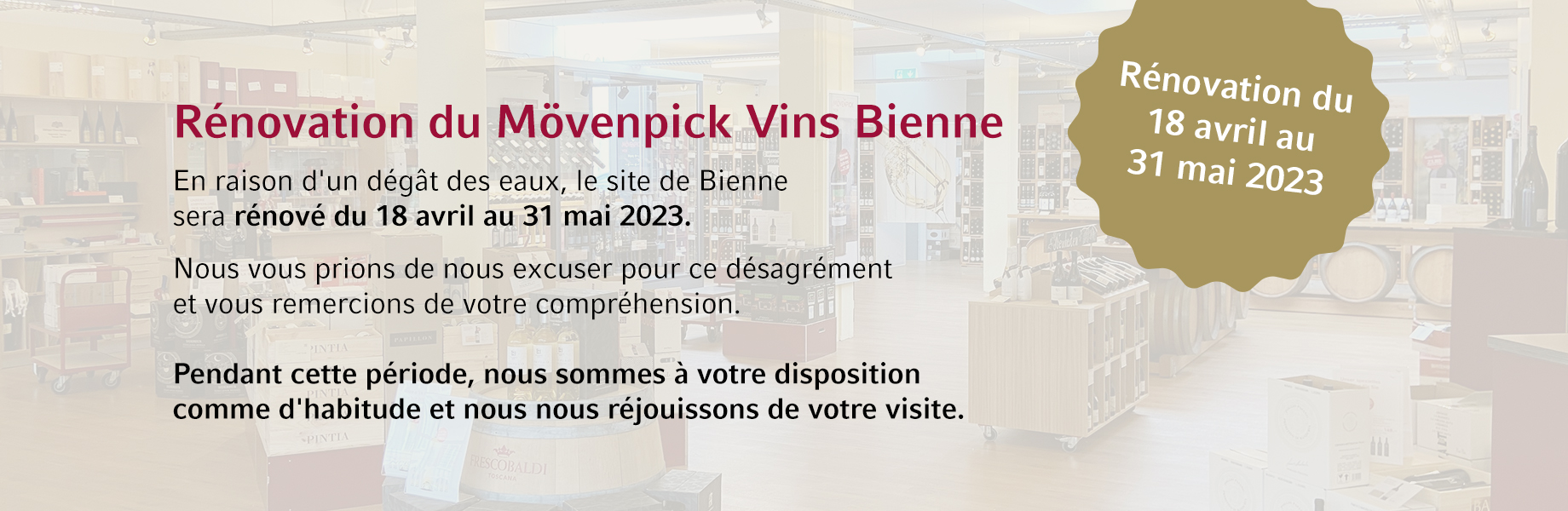 Mövenpick Wein Biel